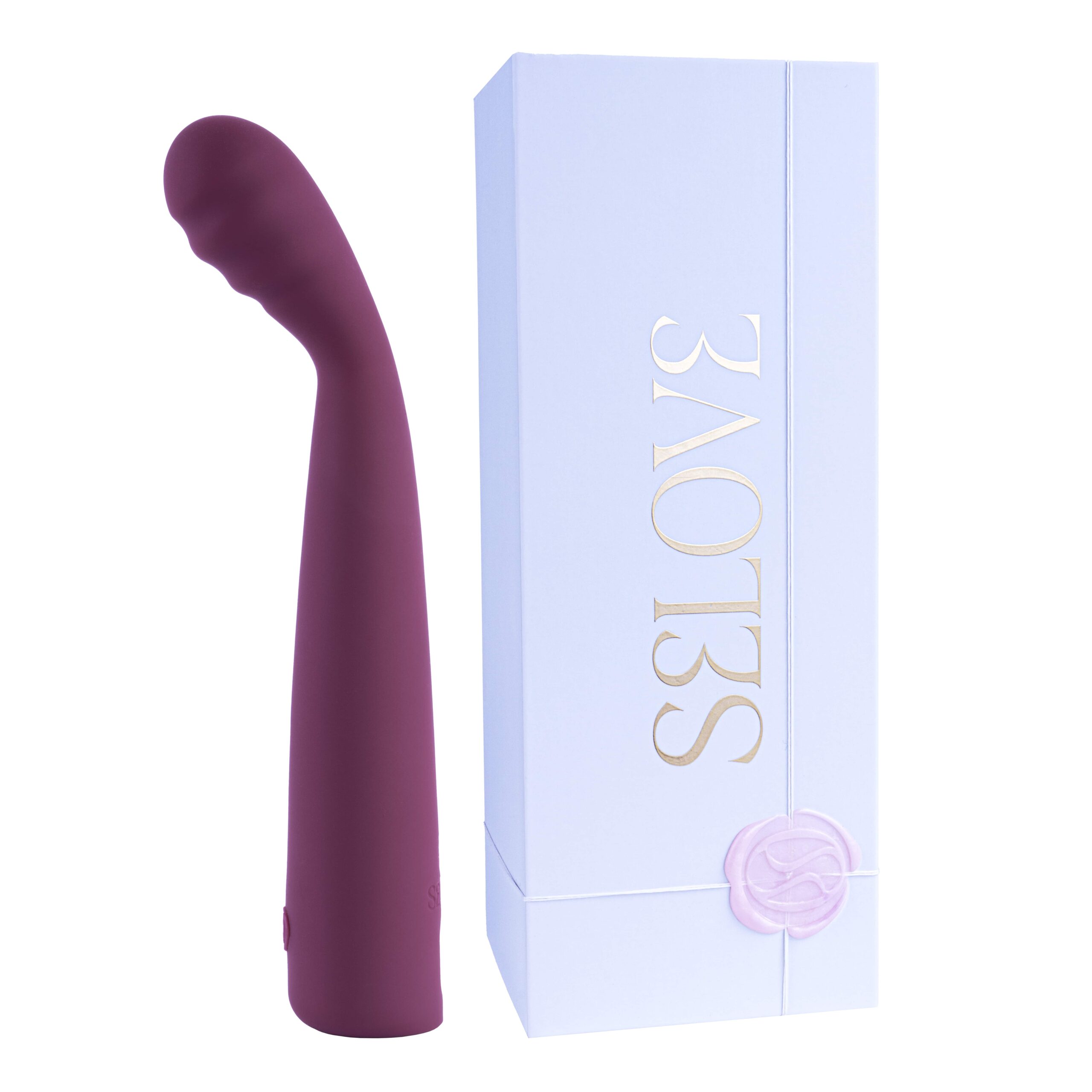  Selove TouchBend Вибратор с рельефом, фиолетовый перезаряжаемый
