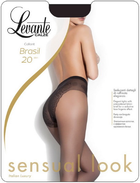  Колготки Levante 20 den Brasil Дроп (4XLТелесный )