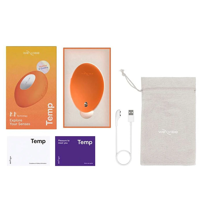  We-Vibe Temp Вибратор-массажер оранжевый, перезаряжаемый