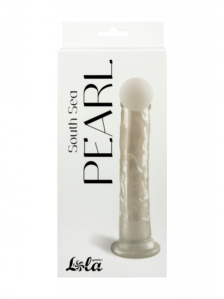  Перламутровый фаллоимитатор South Sea Pearl Белый