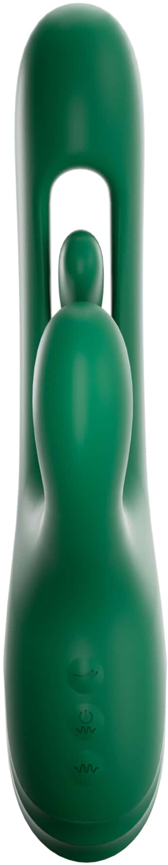  Amovibe Zenora Иновационный вибратор кролик зеленый, перезаряжаемый