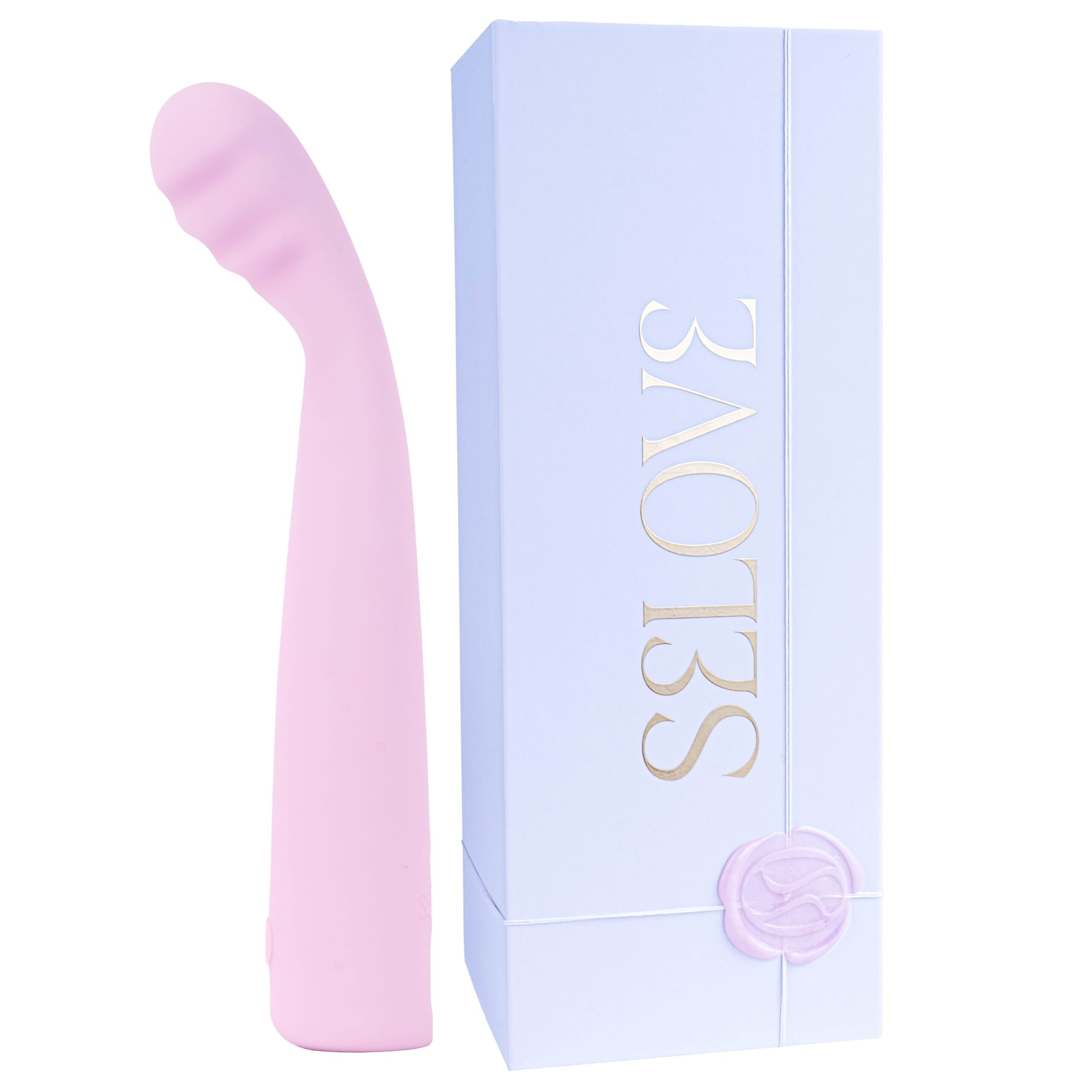  Selove TouchBend Вибратор с рельефом, розовый перезаряжаемый