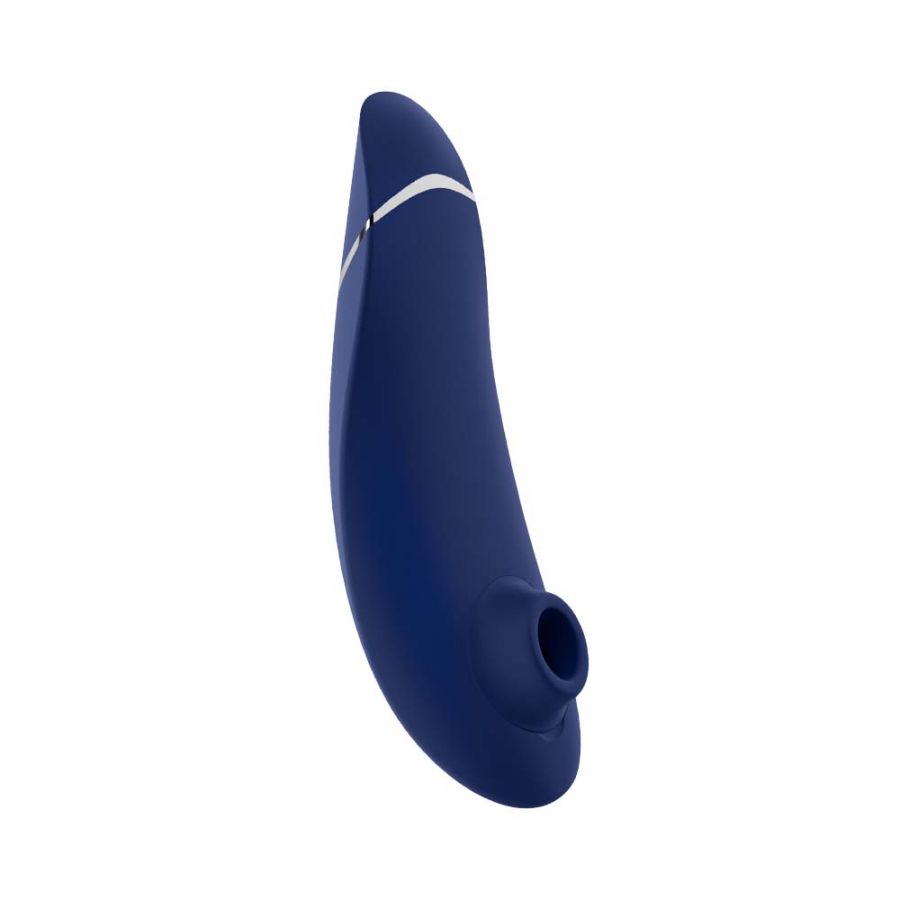  Womanizer Premium Бесконтактный клиторальный стимулятор перезаряжаемый, синий