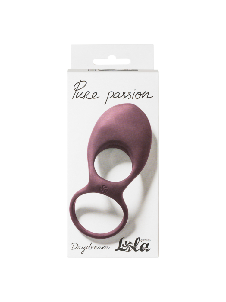  Pure Passion Daydream Wine Red Эрекционное кольцо двойное, красное
