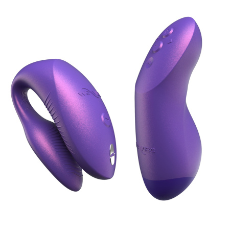  We-Vibe Chorus Pro Фиолетовый вибратор для пар с интуитивным пультом