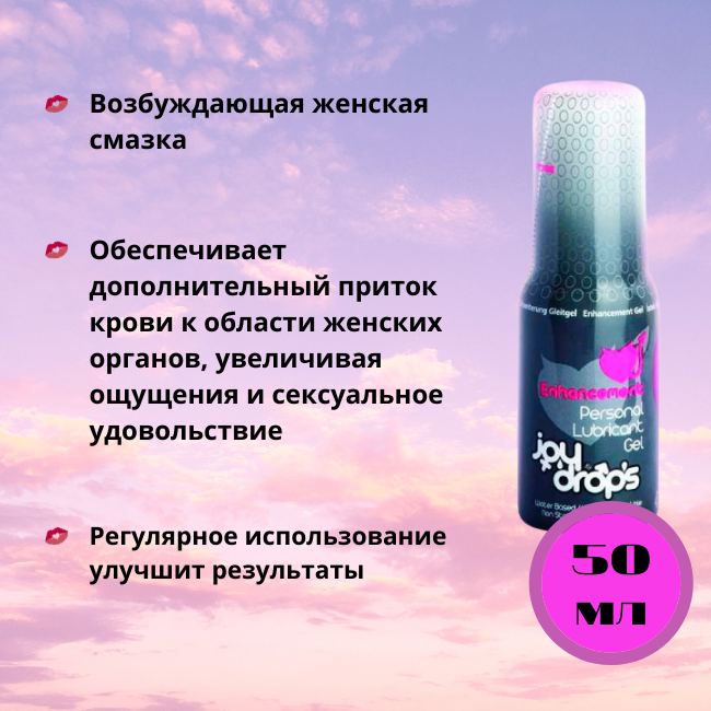  JOYDROPS Возбуждающая женская смазка 50 мл.