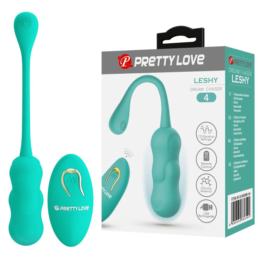  Pretty Love Lechies Виброяйцо с пультом управления, перезаряжаемое 