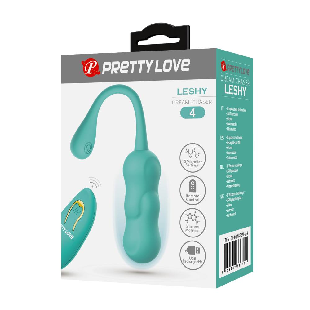  Pretty Love Lechies Виброяйцо с пультом управления, перезаряжаемое 