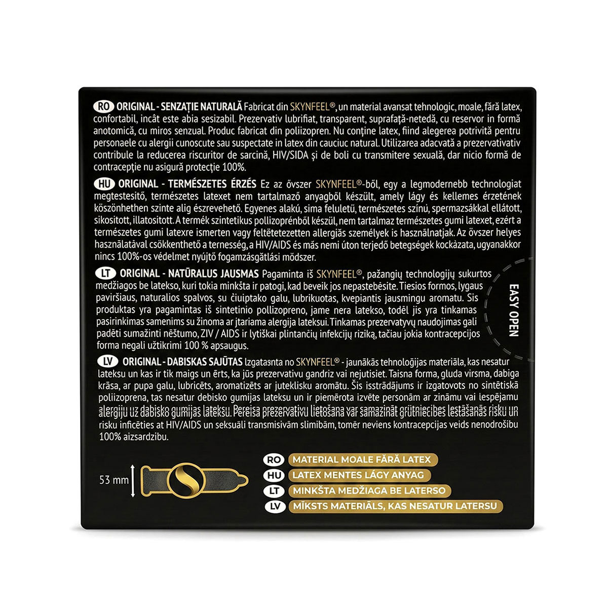  SKYN Original,презервативы из полиизопрена ,3шт.