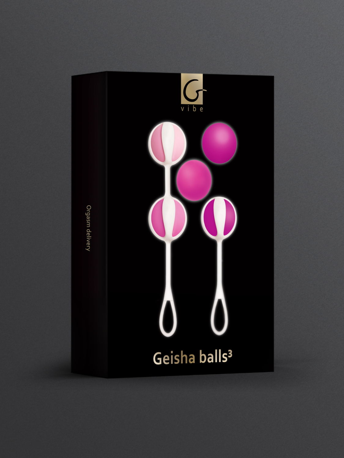  Gvibe Geisha Balls 3 - Вагинальные шарики, набор из 5-ти шариков D-3см.