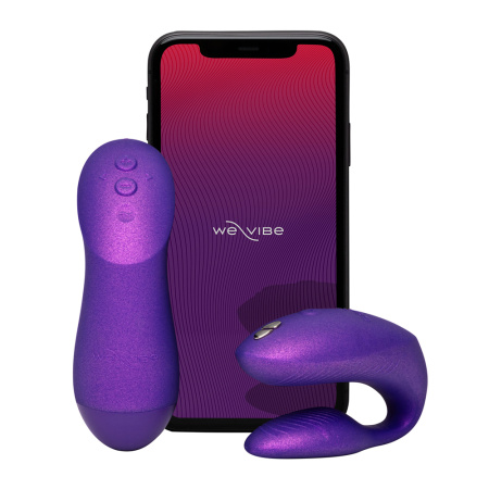  We-Vibe Chorus Pro Фиолетовый вибратор для пар с интуитивным пультом