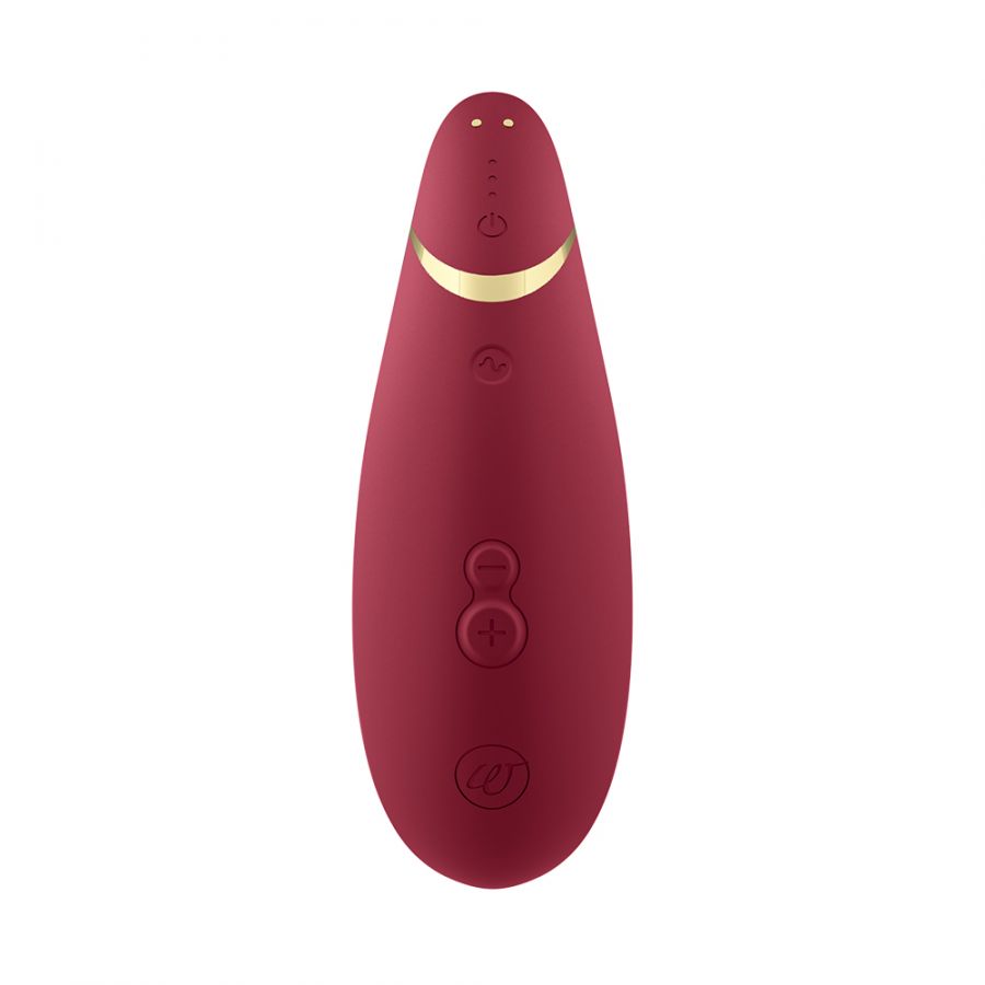  Womanizer Premium 2 Бесконтактный клиторальный стимулятор, перезаряжаемый, бордовый
