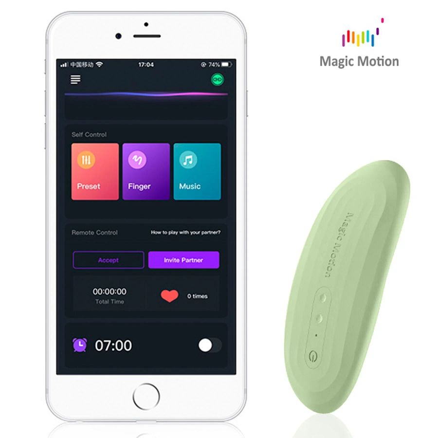  Magic Motion Nyx Вибратор в трусики, перезаряжаемый, зеленый