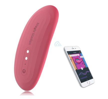  Magic Motion Nyx Вибратор в трусики, перезаряжаемый, красный