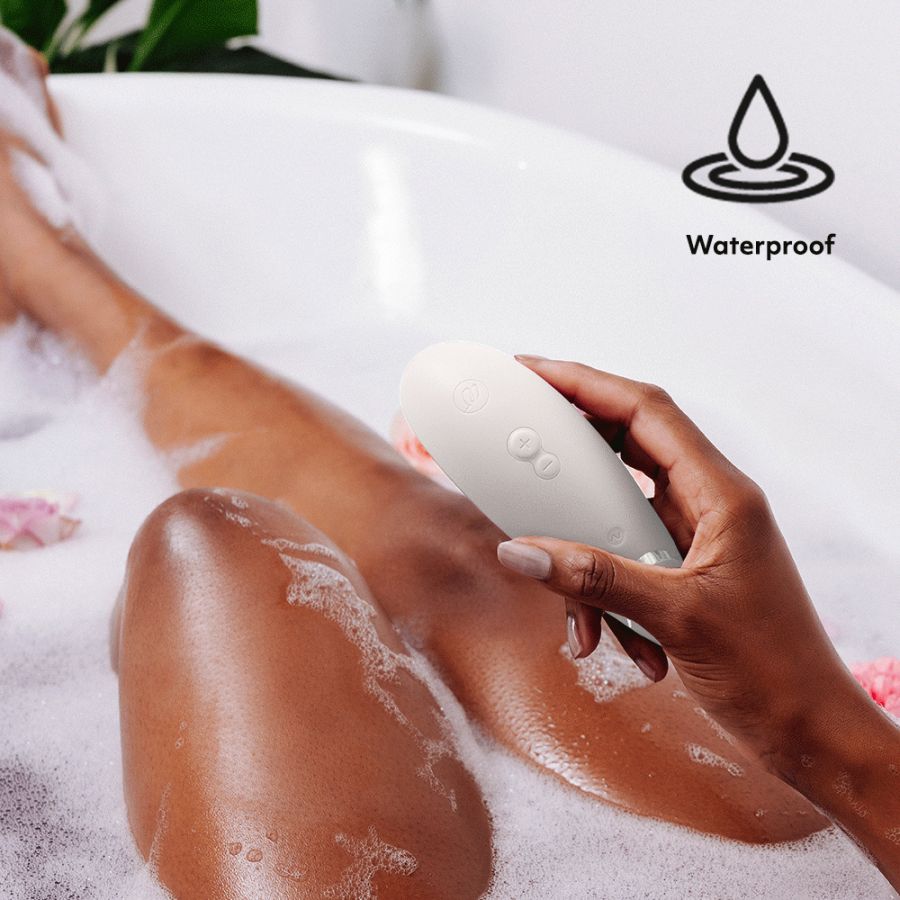  Womanizer Premium 2 Бесконтактный клиторальный стимулятор, перезаряжаемый, белый